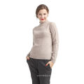 Newest sale OEM quality milky white lady sweater